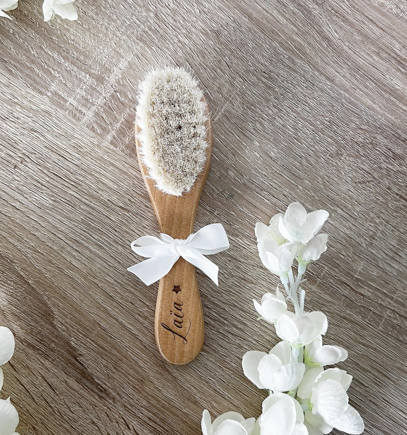 Brosse à cheveux lapin