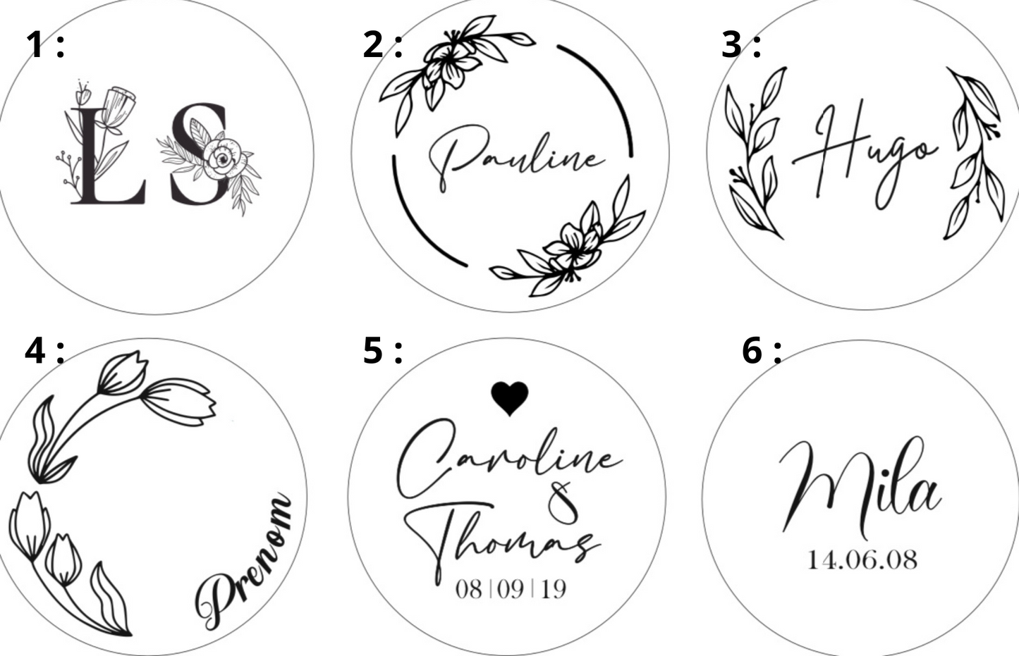 Porte clé en bois rond