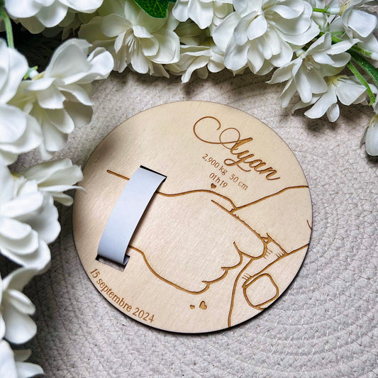 Porte bracelet de naissance